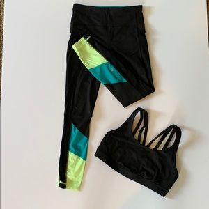 Lululemon tights with side pockets